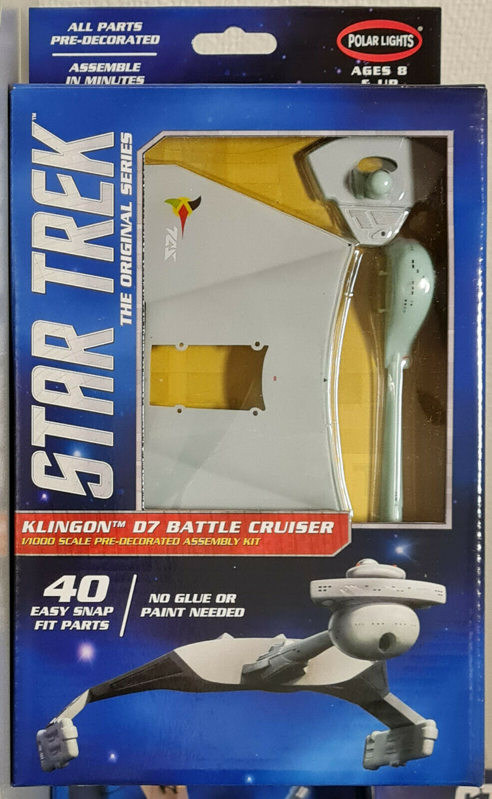 Polar Lights 937 Star Trek Romulan Battle Cruiser Snap 1:1000
