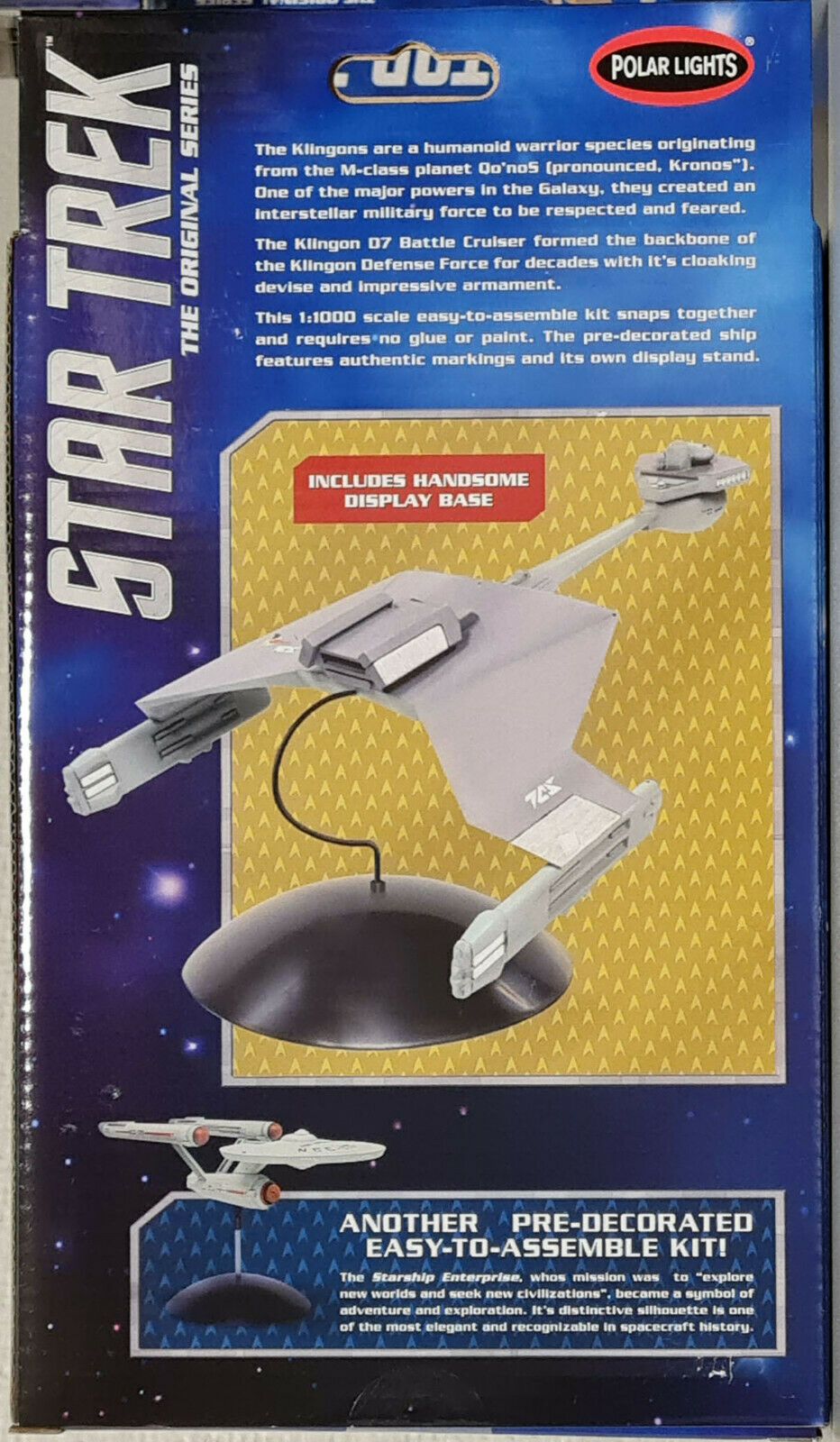 Polar Lights 937 Star Trek Romulan Battle Cruiser Snap 1:1000