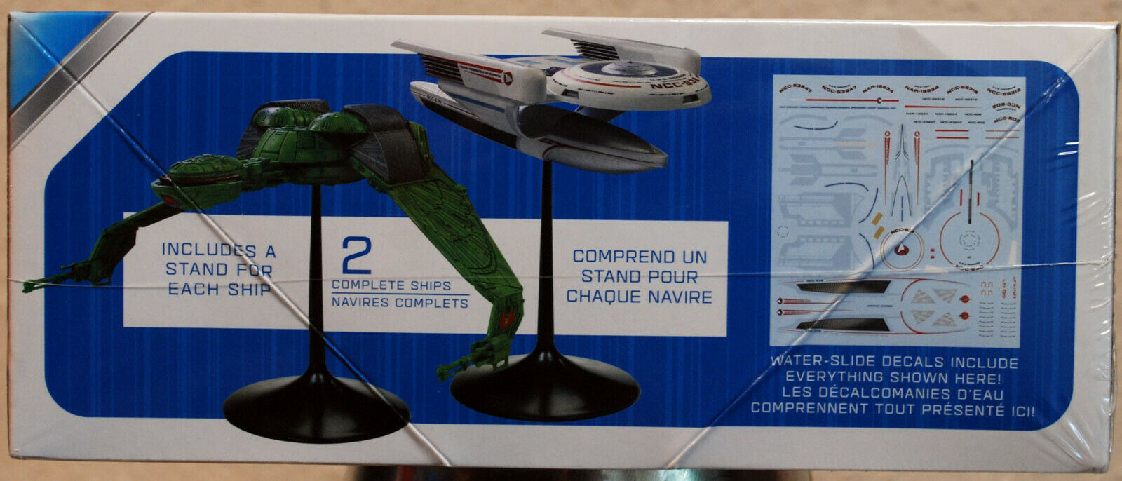 Polar Lights 957 Star Trek USS Grissom NCC 638 & Klingon Bird of Prey 1:1000