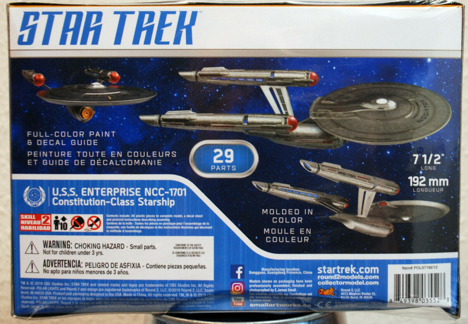 Polar Lights 971 Star Trek USS Enterprise NCC 1701 Star Trek: Discovery 1:2500
