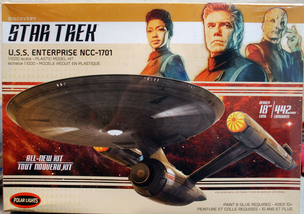 Polar Lights 973 Star Trek USS Enterprise NCC - 1701 Star Trek: Discovery 1:1000