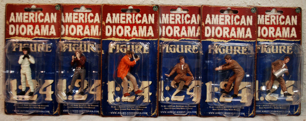 76383B American Diorama Race Day 1 Figure Set 6 Figuren 1:24
