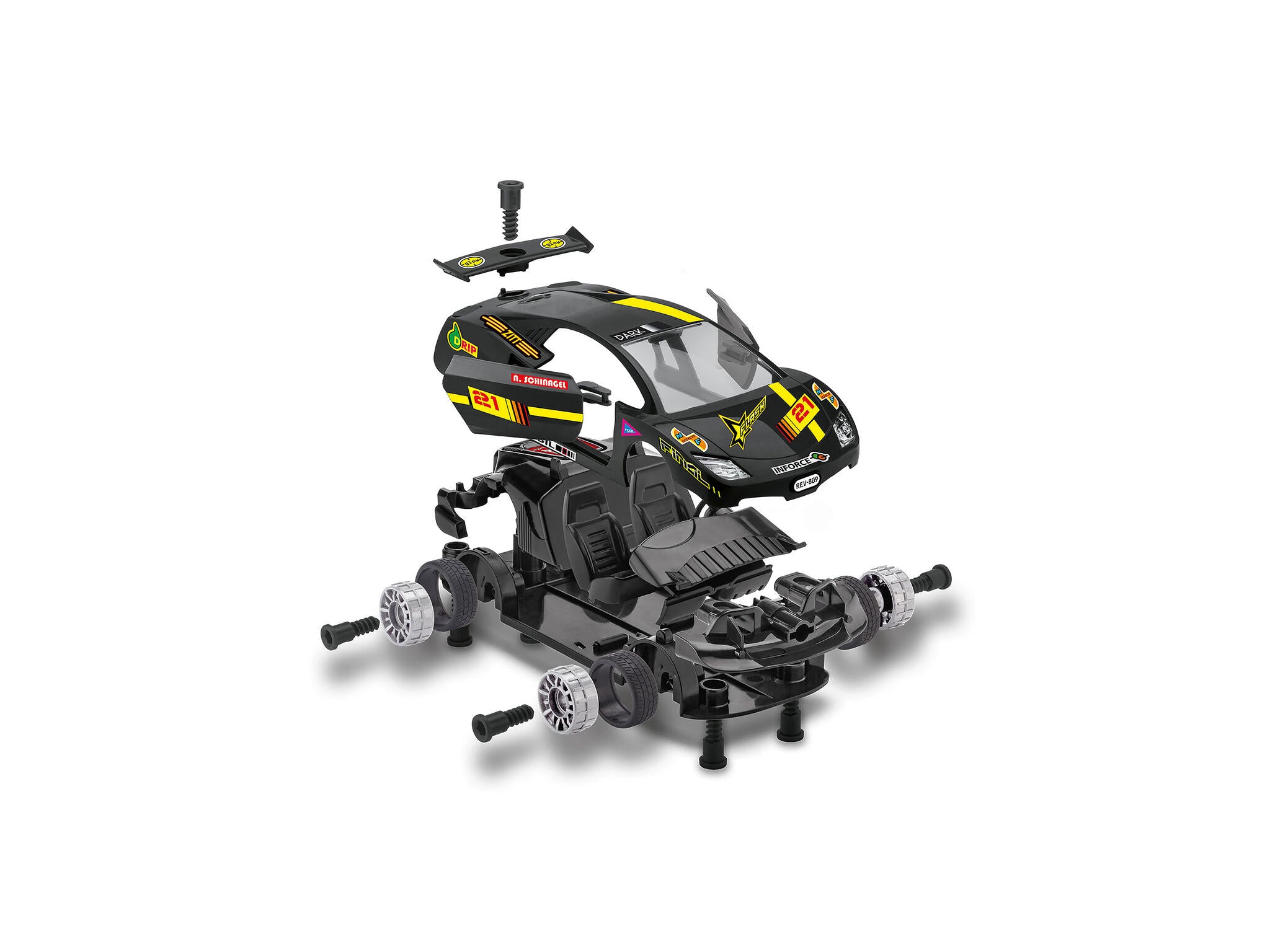 Revell 923 First Construction Rennwagen schwarz