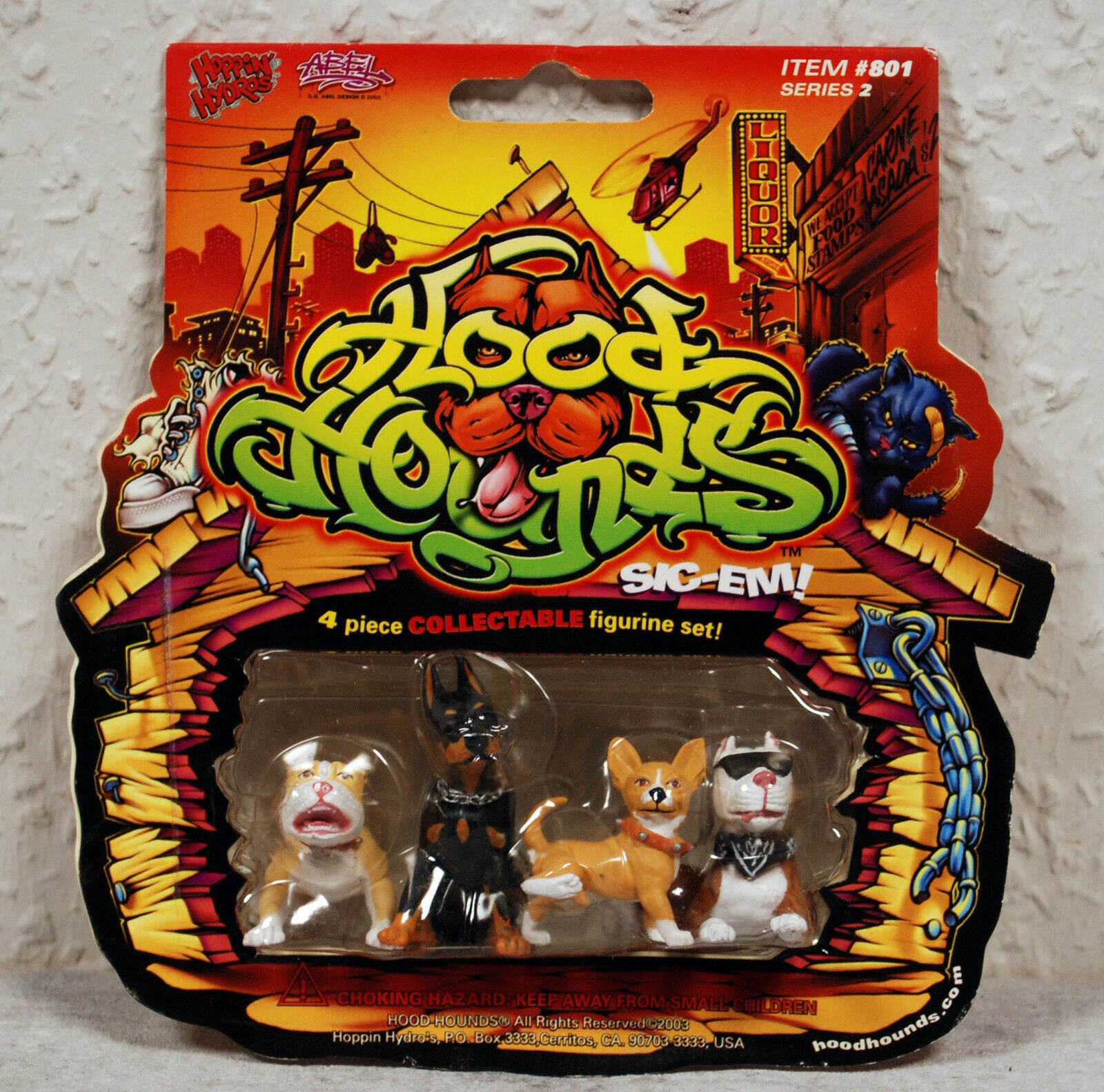Hoppin Hydros Hood Hounds Hunde Dogs 1:24