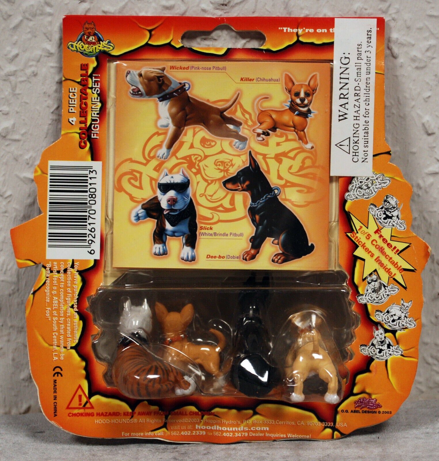 Hoppin Hydros Hood Hounds Hunde Dogs 1:24