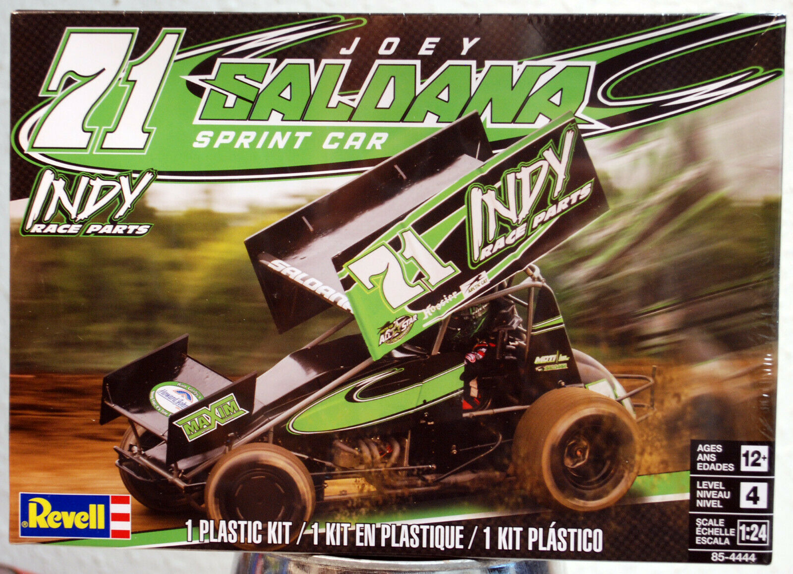 Revell 4444 # 71 Joey Saldana Indy Race Parts Sprint Car 1:24