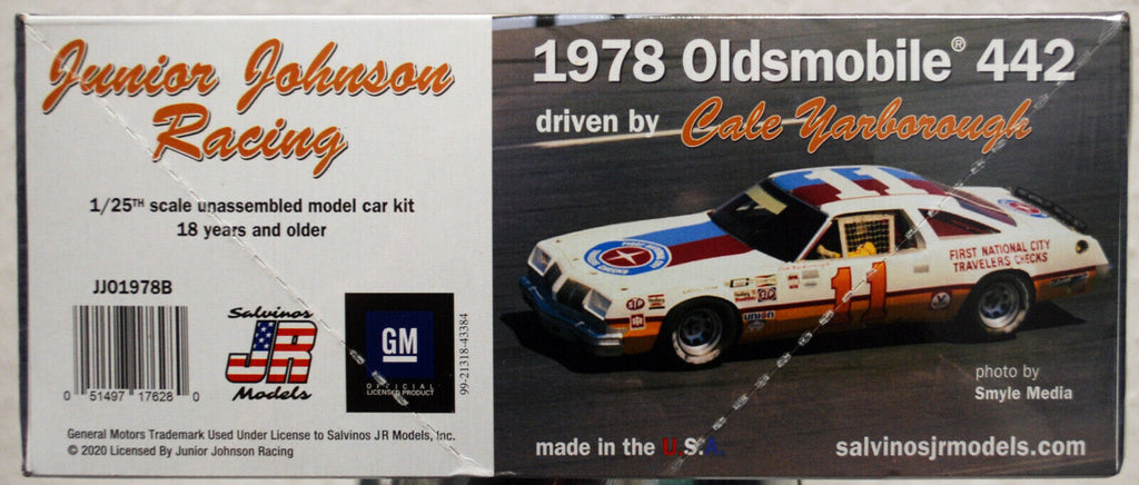 1978 Oldsmobile 442 # 11 C. Yarborough Junior Johnson 1:25 Salvinos JR 176280
