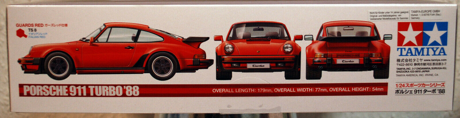 1988 Porsche 911 Turbo 1:24 Tamiya 24279