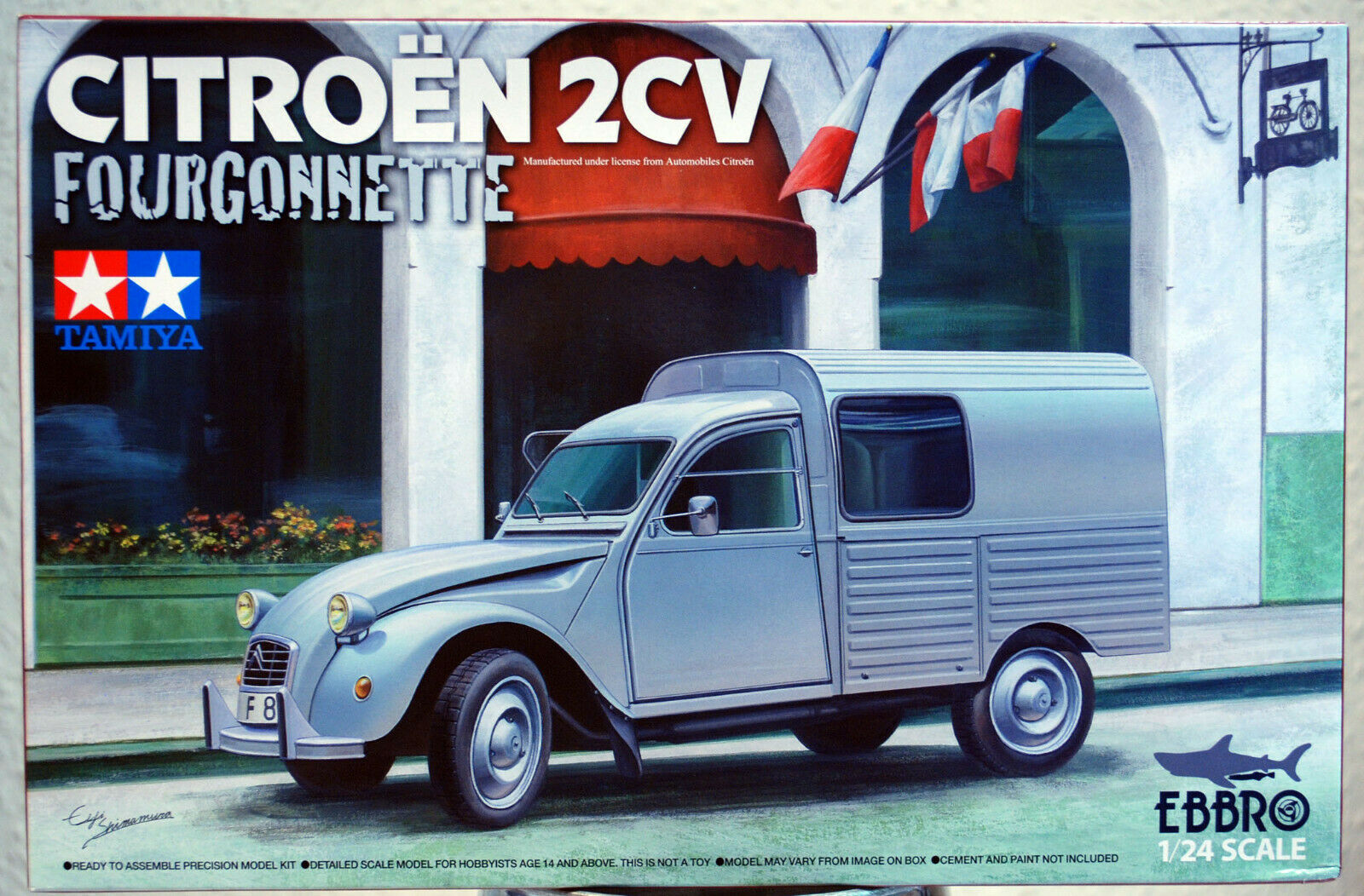 195x Citroen 2 CV Fourgonette 1:24 Tamiya Ebbro 93034