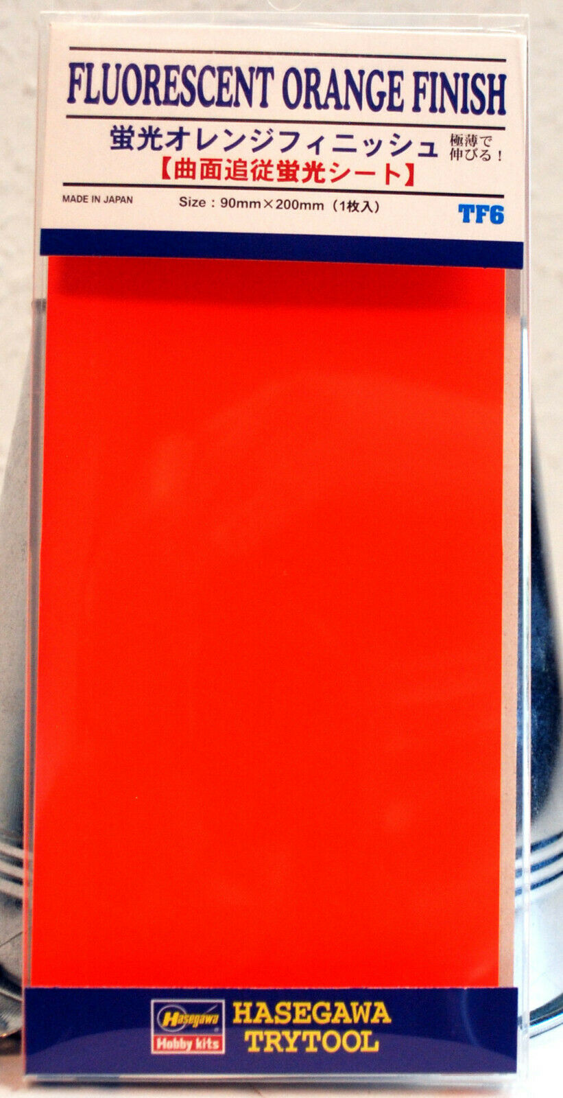 Hasegawa TF 6 Fluorescent Orange Finish Klebefolie